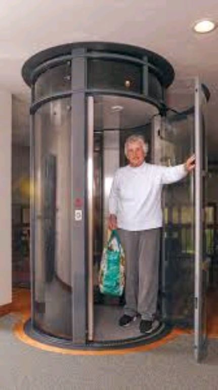 Shaftless home elevator platform by Home Lift Elevator