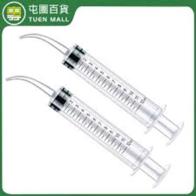 Elbow Syringe With Curved Tips by Scantrik