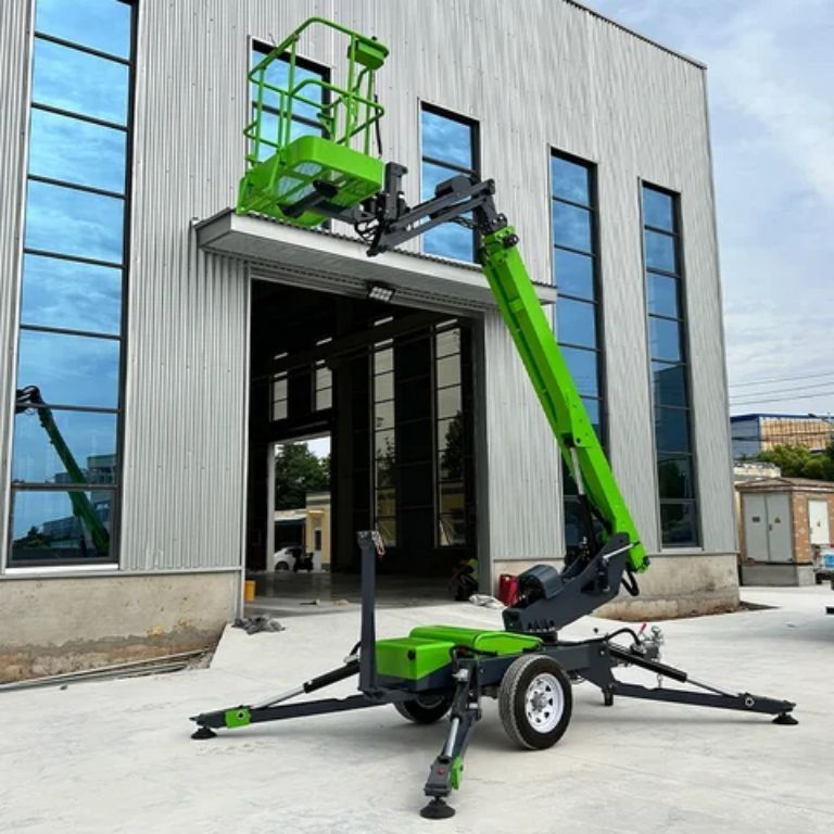 Towable boom lift construction system by Home Lift Elevator