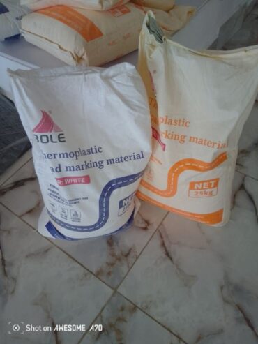 White Thermoplastic Road Line Paint For Highway By Hiphen Solution