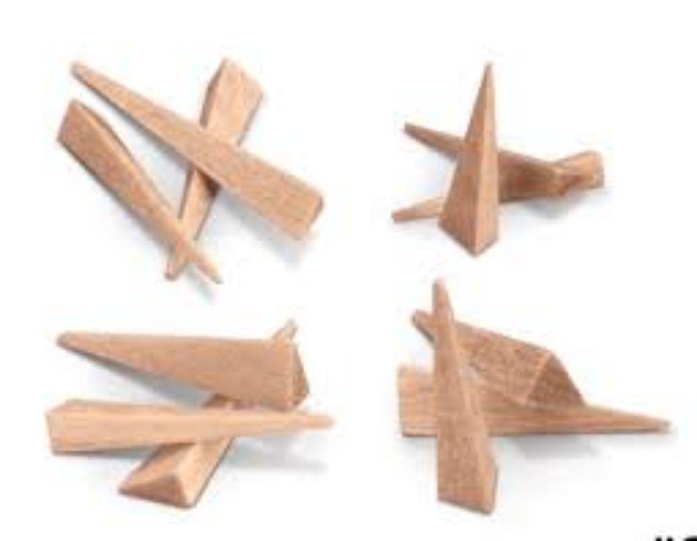 Assorted Wood Wedge by Scantrik