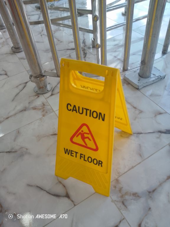Caution Wet Floor Sign Stand By Hiphen Solution