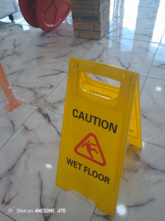Folding Safety Sign Caution Wet Floor By Hiphen Solution