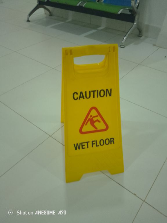 Caution Sign(Wet Floor) By Hiphen Solution
