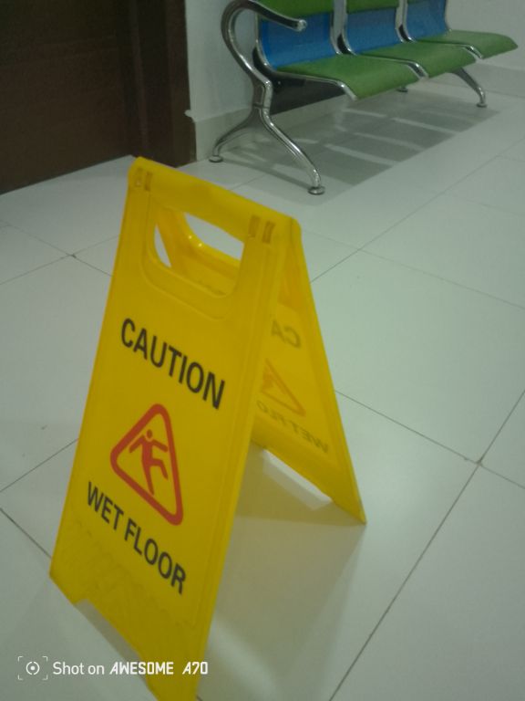 Wet Floor/ Cleaning In Progress Signs By Hiphen Solution
