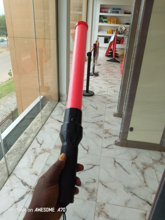 Portable Baton Traffic Safety Signal Led Road Control By Hiphen Solution