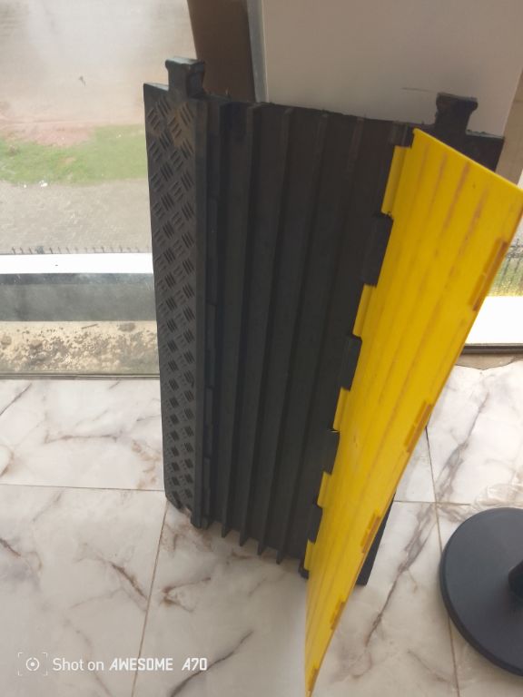 Portable 2 Channel Heavy-duty Cable Protector By Hiphen Solution