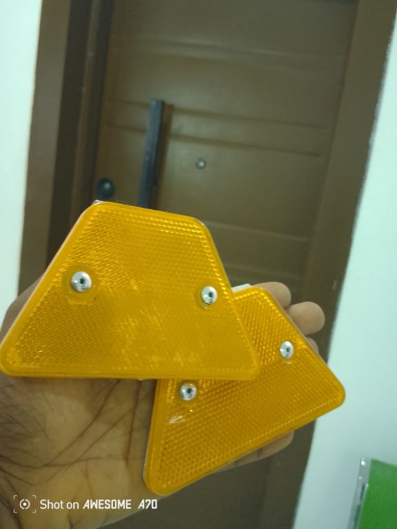 Road Traffic Highway Guardrail Roadway Reflector By Hiphen Solution