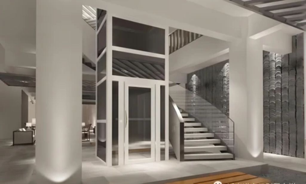 Hydraulic Traction Drive Manual Door Lift Elevator by Home Lift Elevator