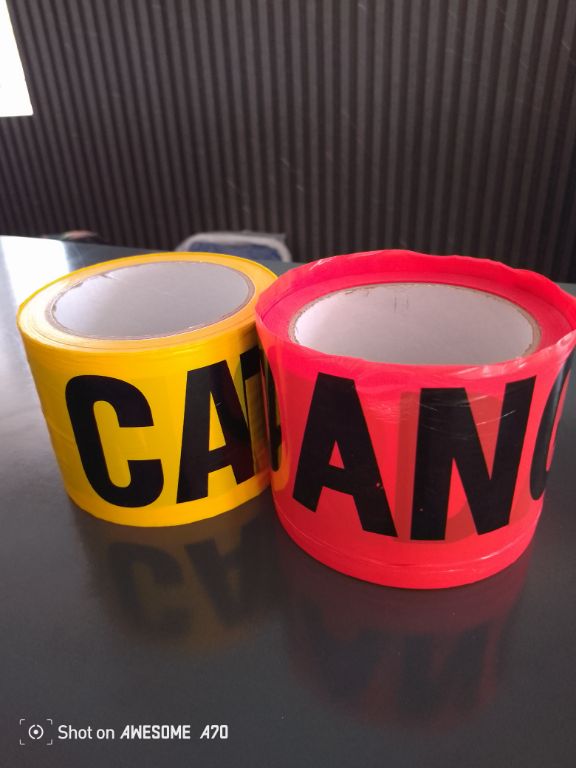 Yellow Adhesive Caution Danger Tape For Construction By Hiphen Solution
