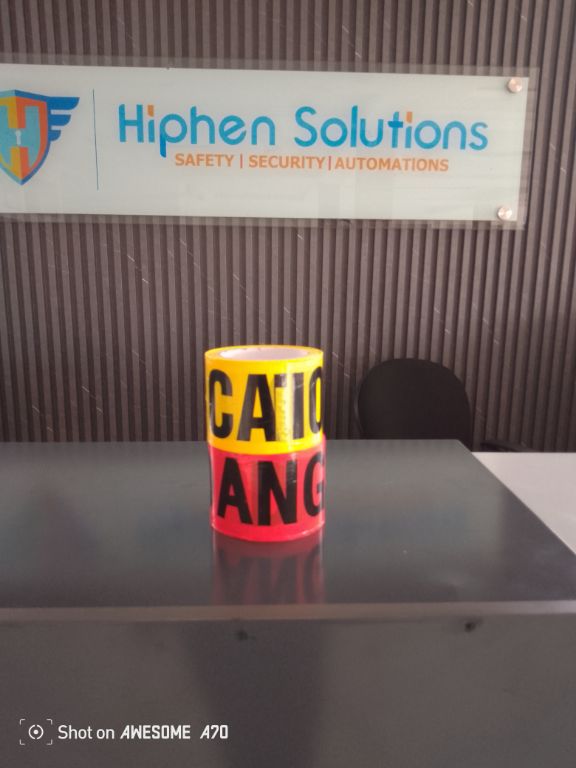 500 Meters Red Barricade Caution Tape