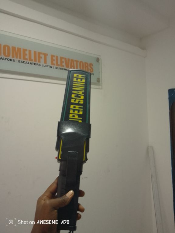 Security Check Point Handheld Metal Detector By Hiphen Solution