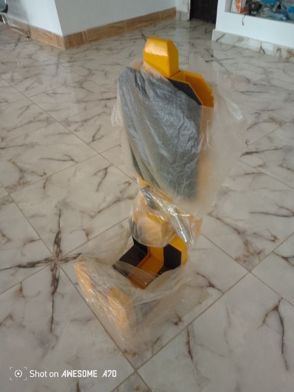 Yellow Steel Car Wheel Clamp Lock By Hiphen Solution