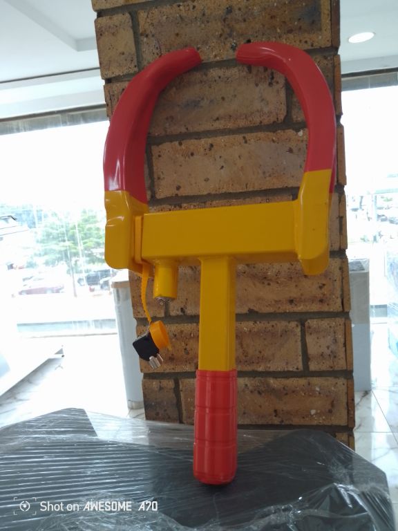 Wheel Tyre Lock Clamp Heavy Duty Anti Theft Protective Car By Hiphen Solution