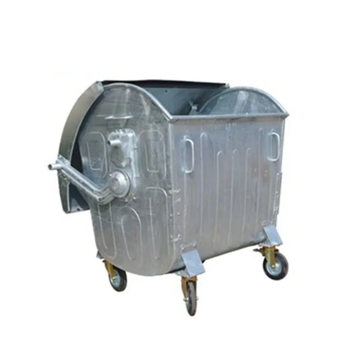 Steel Waste Hopper 1100l by Scantrik