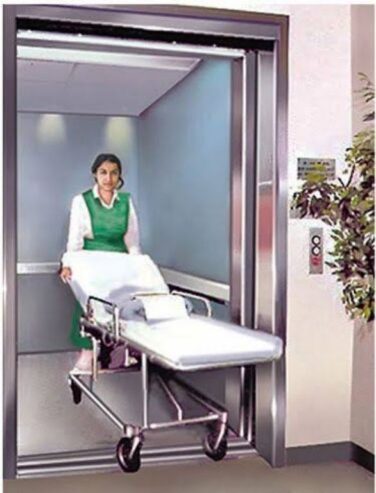 Hospital bed Stretcher lift by Home Lift Elevator