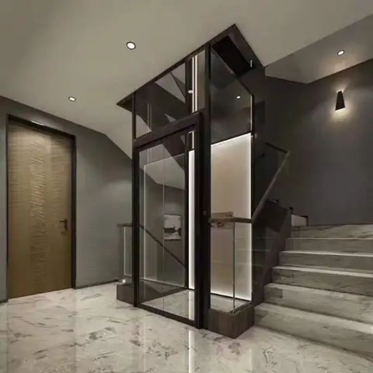 Customized indoor home elevator mini lift for private home by Home Lift Elevator