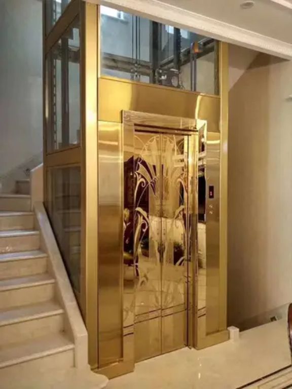 Elevator lift platform for two floor house by Home Lift Elevator