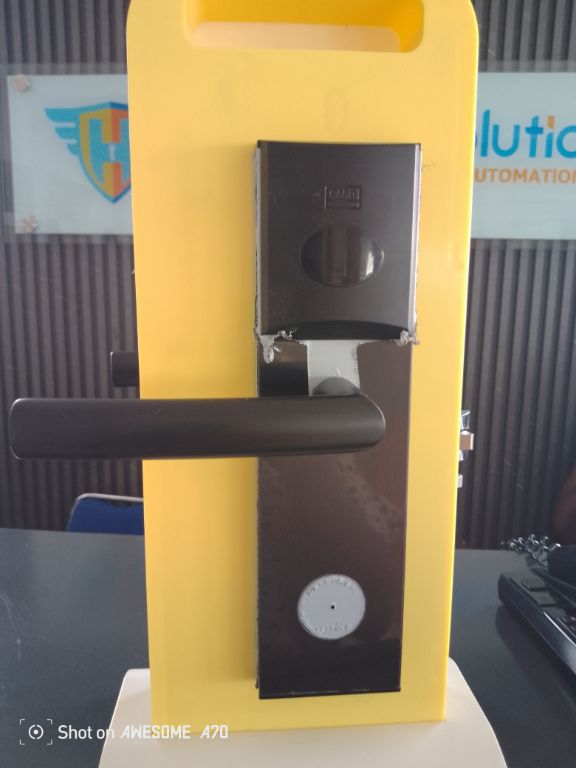 ALPHAR 01 Hotel Smart Door Lock Silver Electronic Door Lock