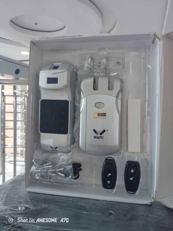 Security Zinc Alloy Wafu Remote Door Lock By Hiphen Solution