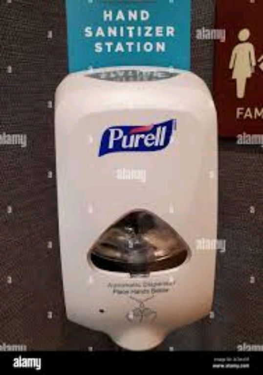 Purell Hand Sanitizer Dispenser In Stock by Scantrik
