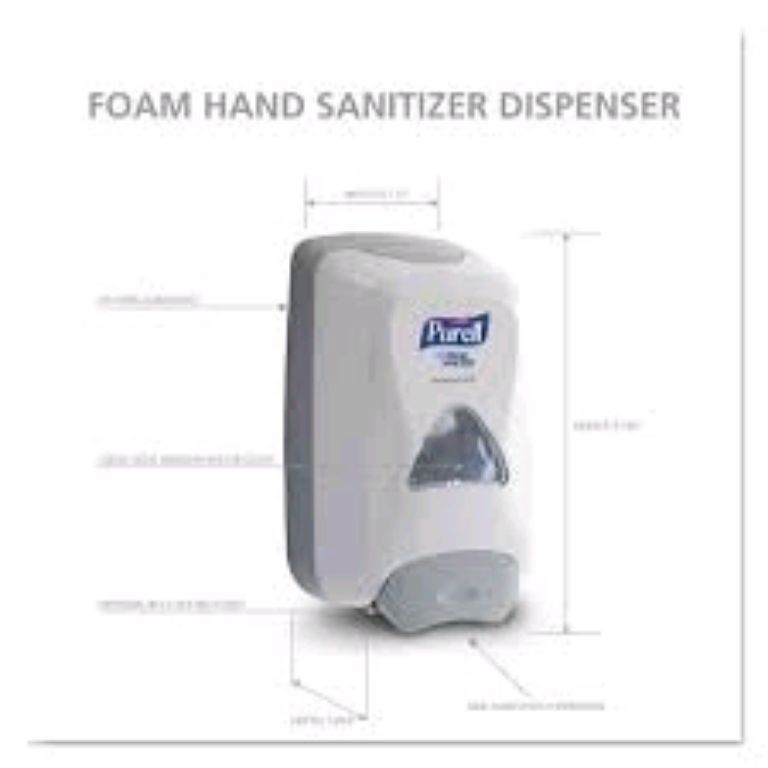 Portable Purell Hand Sanitizer Dispenser by Scantrik