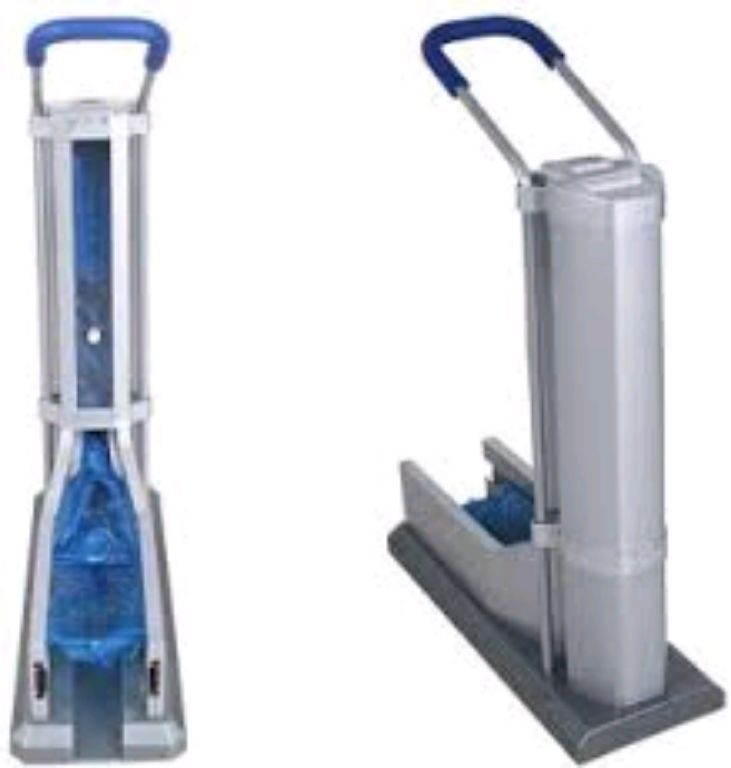 Shoe Film Machine Dispenser by Scantrik