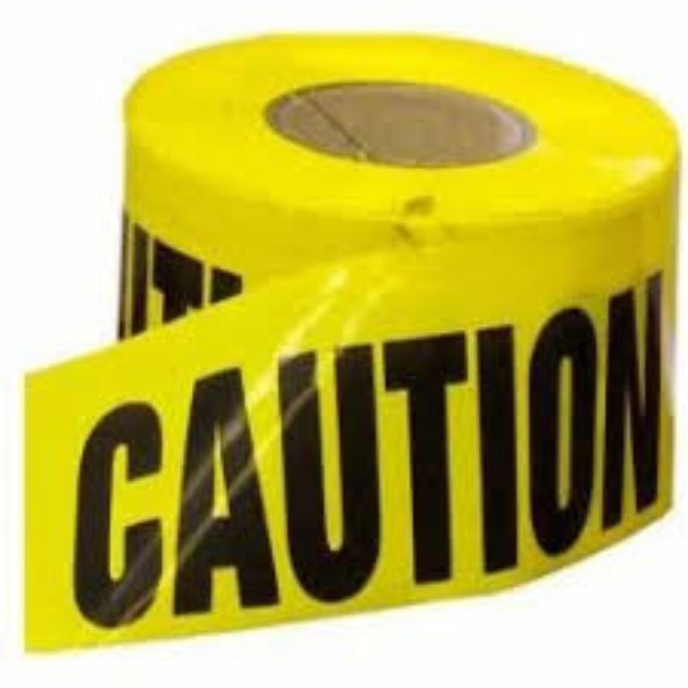 Bilingual Caution Tape by Hiphen Solutions