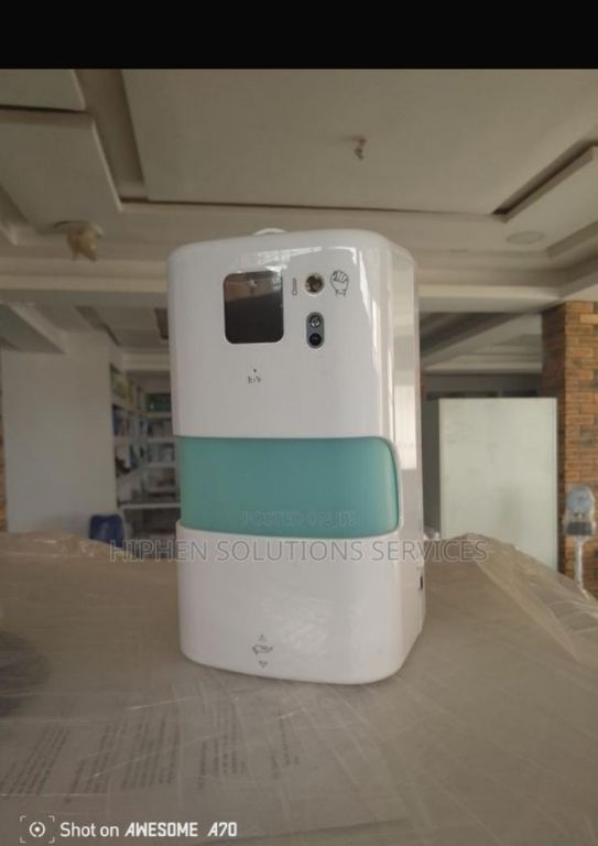 Auto Sanitizer Dispenser With Inbuilt Thermometer by Scantrik