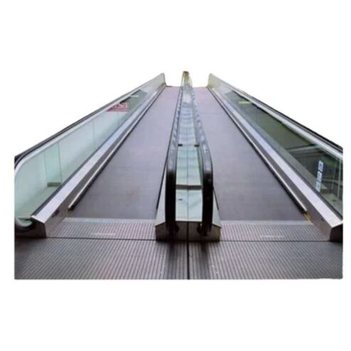 Moving sidewalk platform by Home lift elevator
