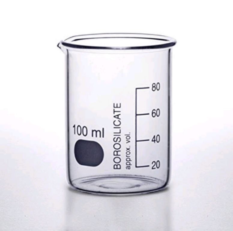 Griffin glass lab beaker 100ml by Scantrik