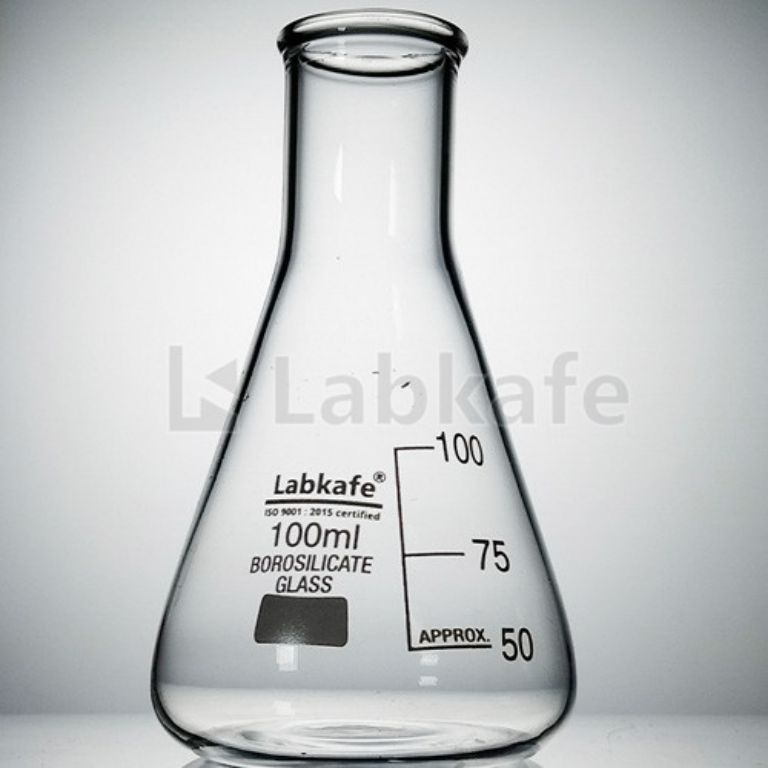 Glassco conical flask 100ml by Scantrik