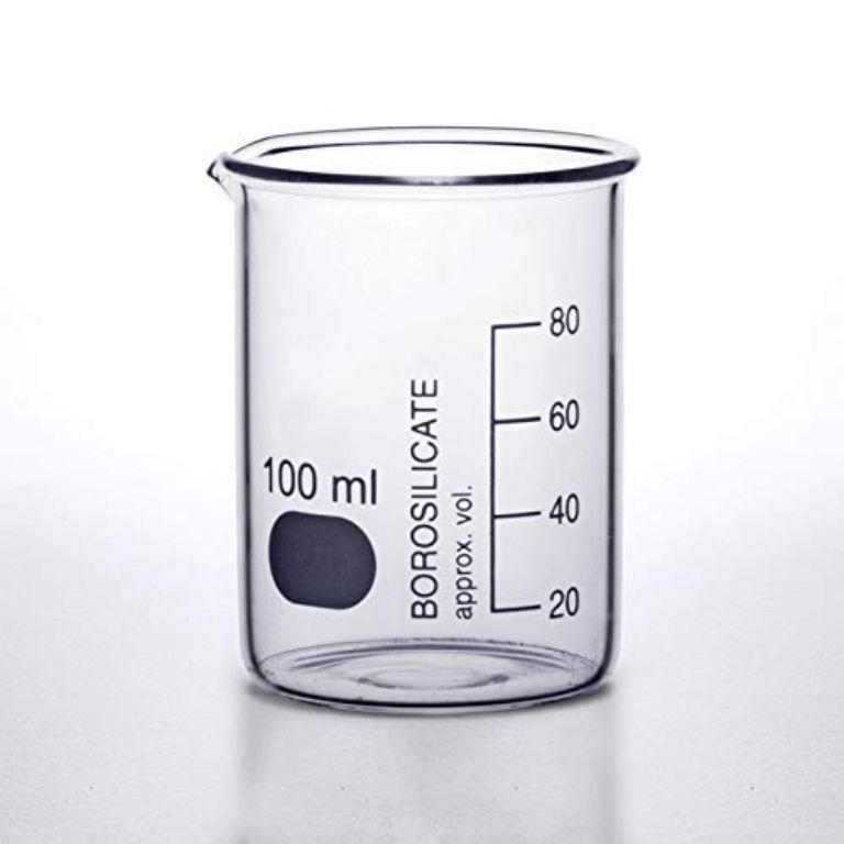 Quality Borosilicate Glass Beaker 100ml By Scantrik