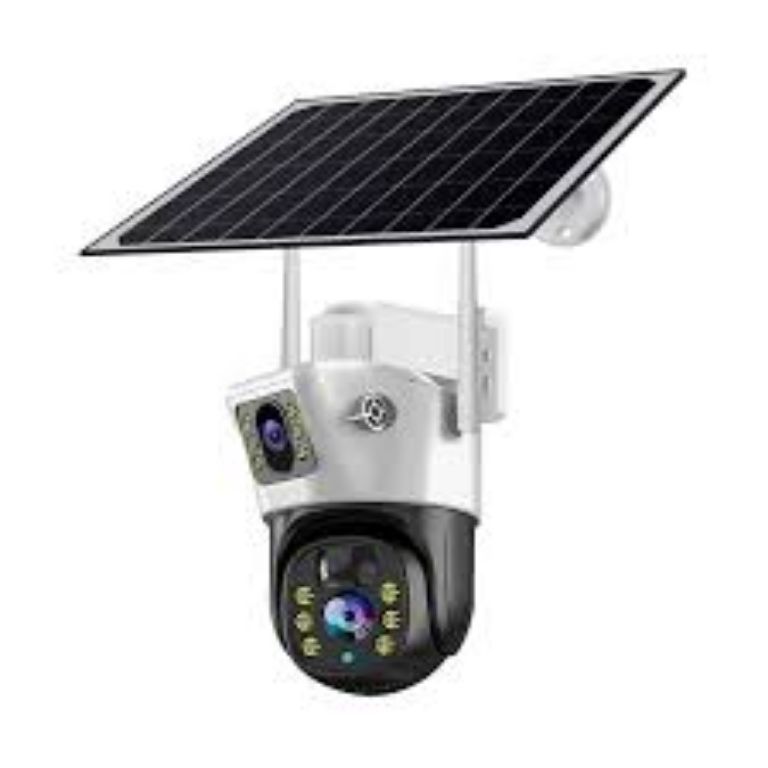 Dual-Lens Outdoor Solar Camera with 4G by Hiphen Solutions