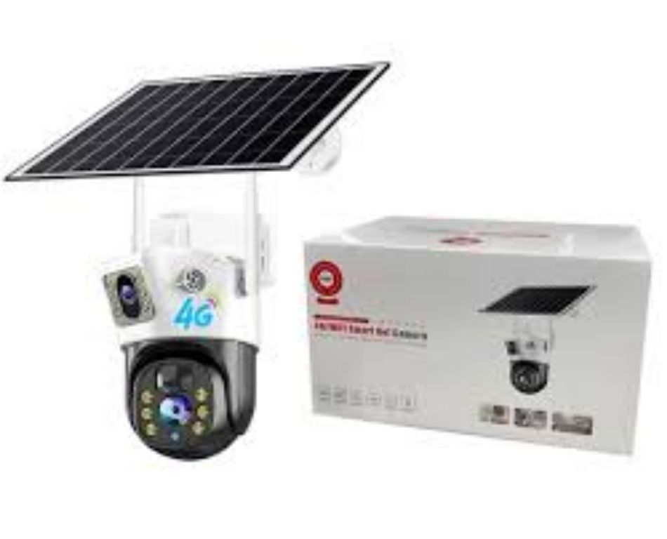 Solar WiFi Dual-Lens Security Camera with Battery by Hiphen Solutions