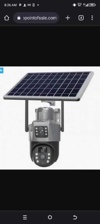 Solar-Powered Dual-Camera with 4G Connectivity by Hiphen Solutions