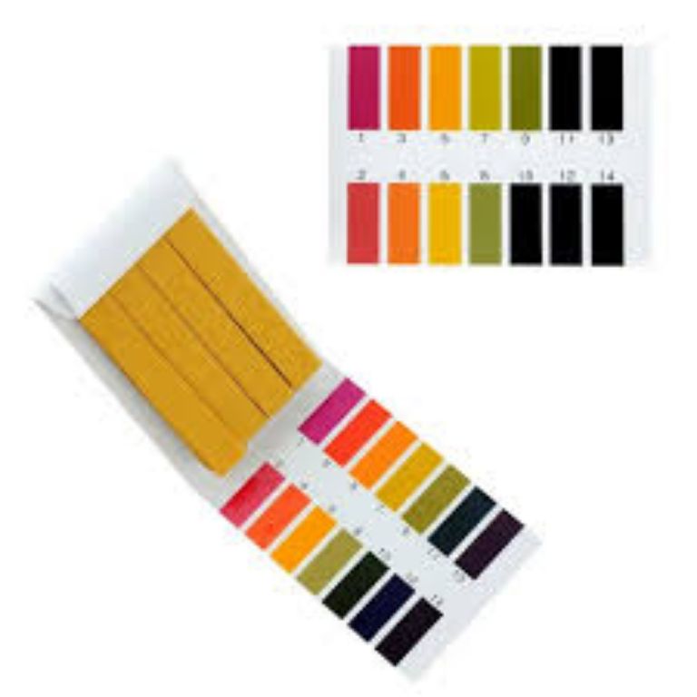 Chemical pH paper test strips by Scantrik