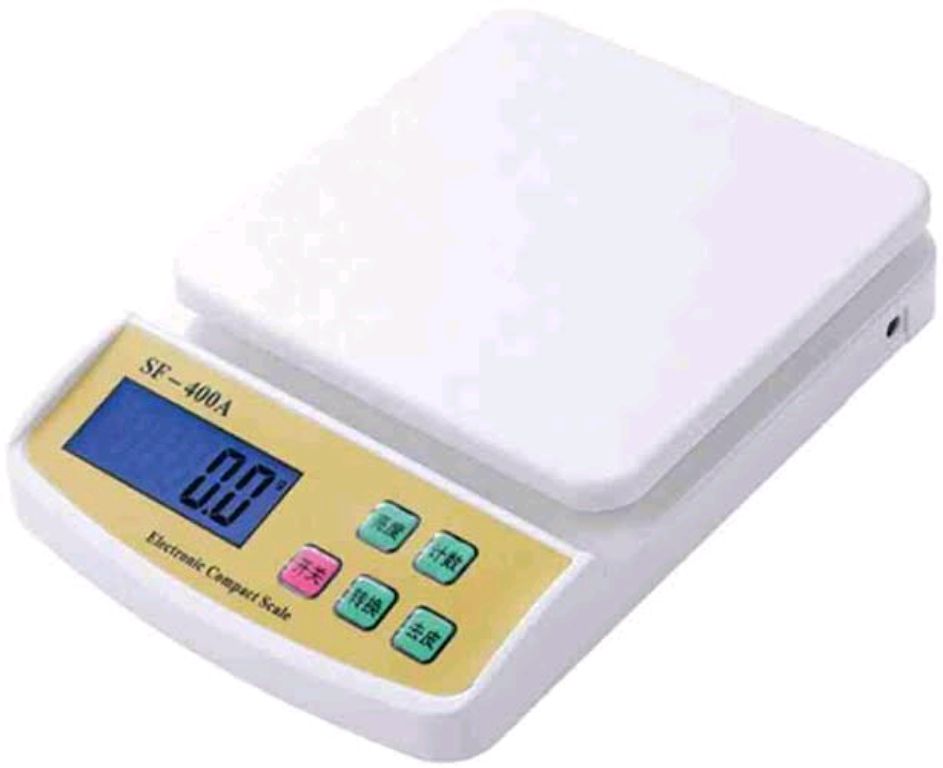 Mini measure compact electronic weighing scale by Scantrik