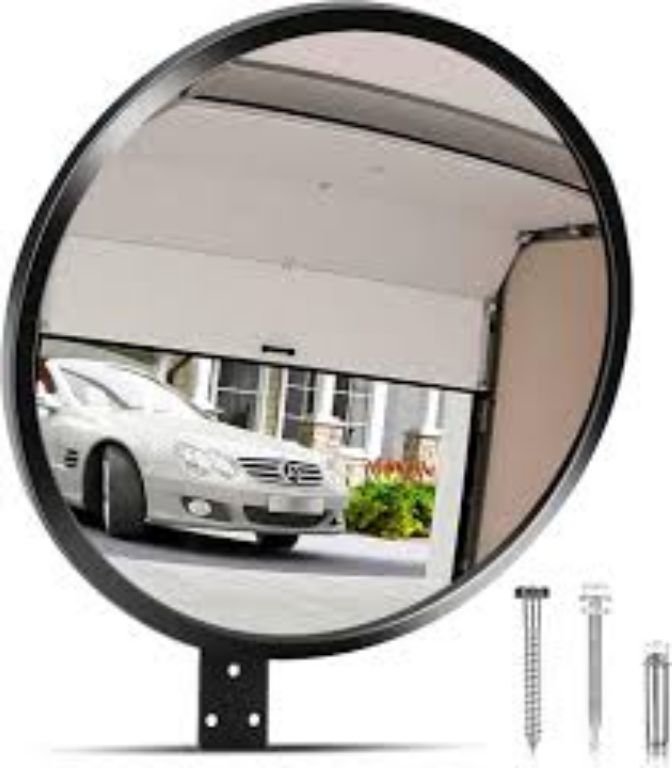 Acrylic Wide-View Mirror by Hiphen Solutions