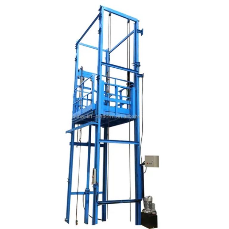 Cargo lift tables goods lift platform by Home Lift Elevator