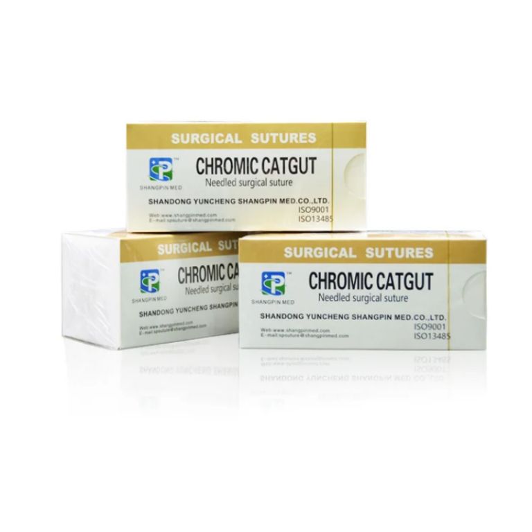 Chromic absorbable suture by Scantrik