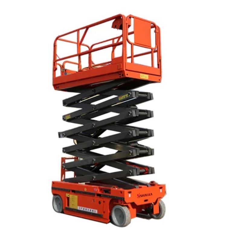 12 meter working height diesel scissor lift by Home lift elevator