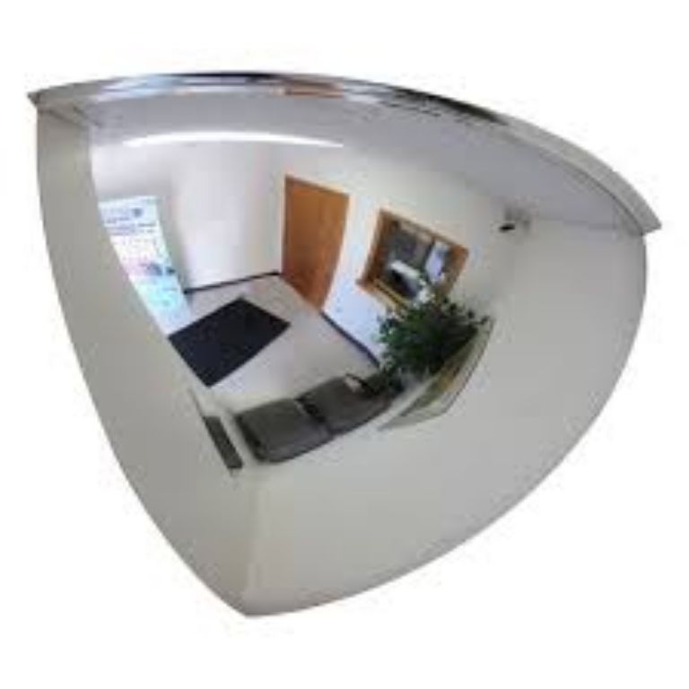 Quarter Circular Mirror by Hiphen Solutions