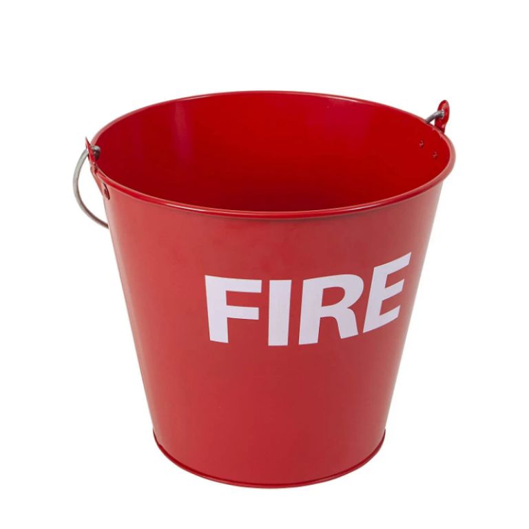 Iron Red Fire Bucket by Scantrik