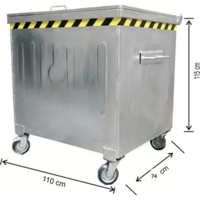 Outdoor Refuse Container 1100L by Scantrik
