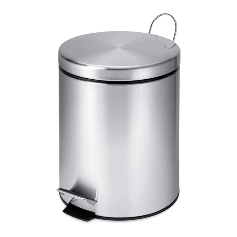 Stainless Steel Trash Bin with lid 11L by Scantrik