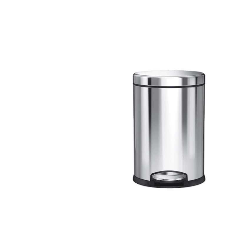Modern Style Stainless Waste Bin by Scantrik
