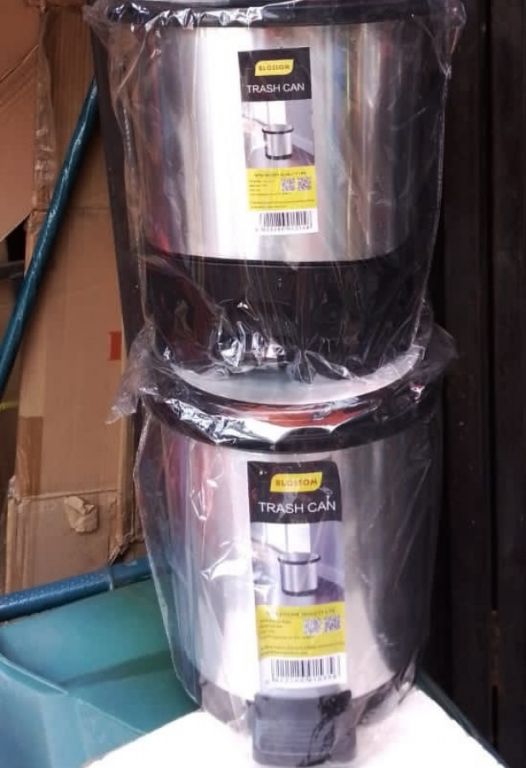 11L stainless steel waste bin by Scantrik