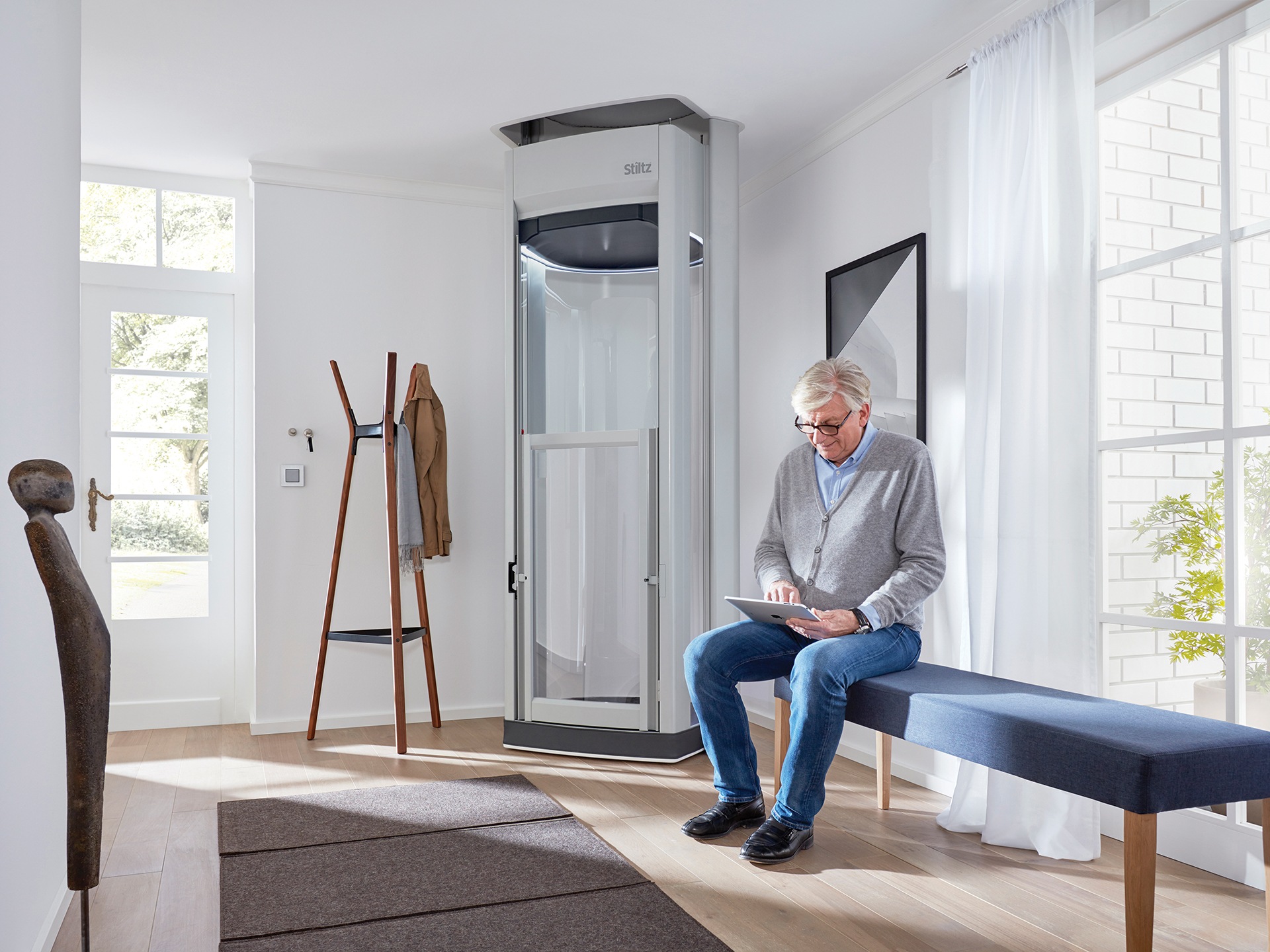 2 Floors 2 Passenger Residential Home Elevator Lift By Hiphen Solution