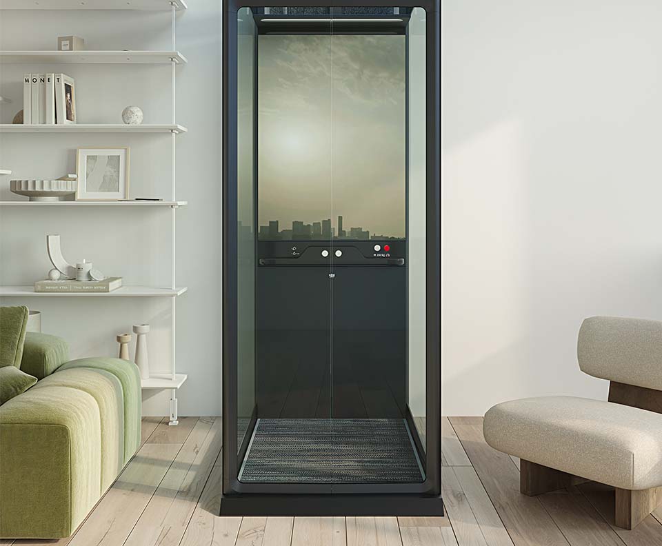 3 Floors 2 Passenger Residential Home Elevator Lift By Hiphen Solution